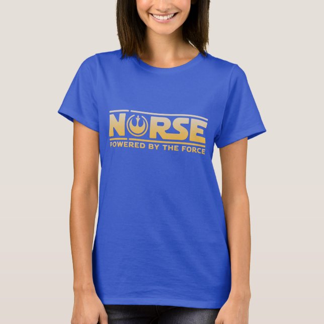Camiseta Nurse, Powered By The Force (Frente)