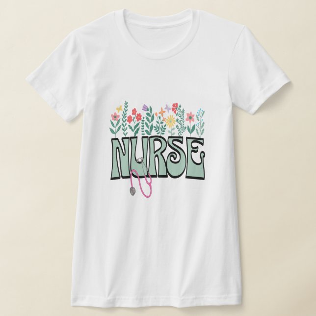 Camiseta Nurse T-Shirt Healthcare Workers Tee Nurses Shirt (Postura )