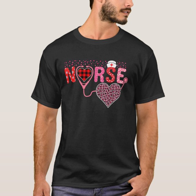 Camiseta Nurse Valentines Day Cupids Favorite Nurse Life Nu (Frente)