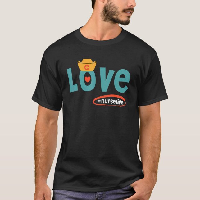 Camiseta Nurselife I love my job nurse (Frente)
