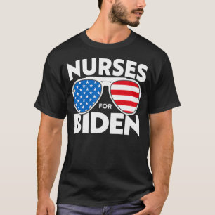 Camiseta Nurses for Biden Cool Uncle Joe Aviator Vote 2020