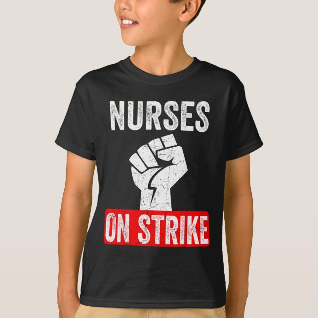 Camiseta Nurses On Strike Nnu National Nurses United Staffi (Frente)