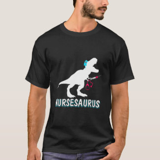 Camiseta Nursesaurus Nurse-A-Saurus Nurse For Rn Lpn