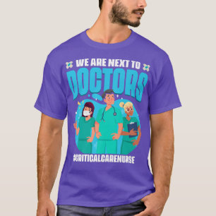 Camiseta Nursi Médico Nursi Nursi Médico De Cuidados Crític