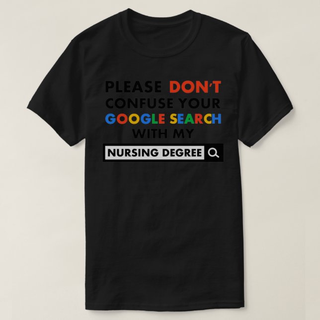 Camiseta Nursing Degree (Frente do Design)
