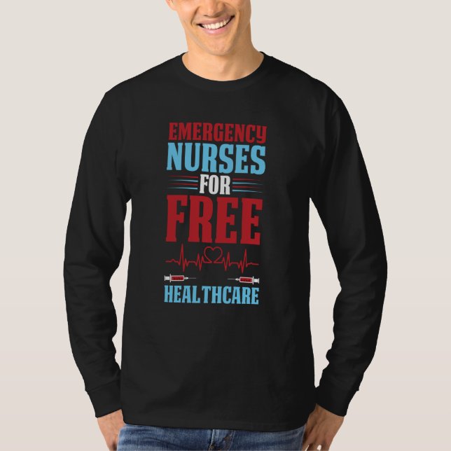 Camiseta Nursing Healthcare Hospital  Caretaker Emergency N (Frente)