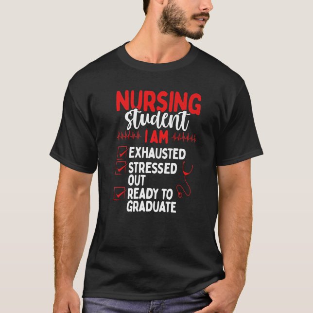 Camiseta Nursing School Graduation  Nursing Student Grad (Frente)