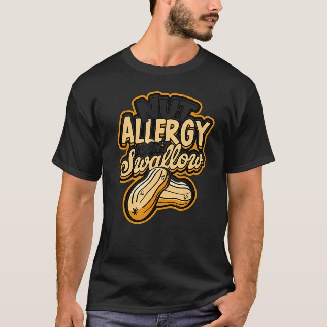 Camiseta Nut Allergy I don't Nutty Gluten Free (Frente)
