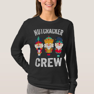 Camiseta Nutcracker Creme Natal Crianças Engraçadas Xm