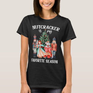 Camiseta Nutcracker É Minha Época Favorita Correspondente À