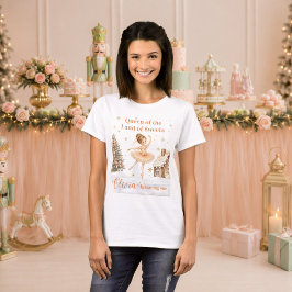 Camiseta Nutcracker Personalizado Sugar Plum Ballerina Mamã