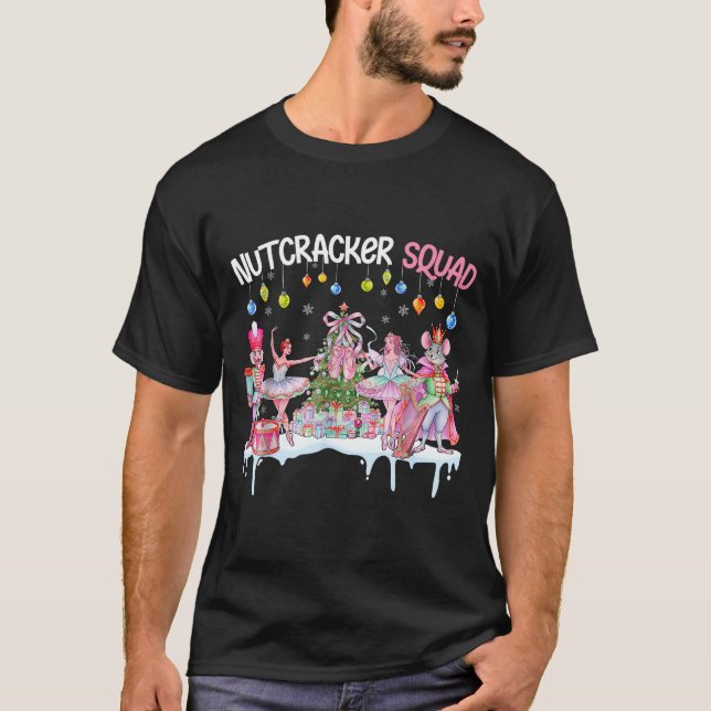 Camiseta Nutcracker Squad Christmas Nk Ballet Sugar Plum Fa (Frente)