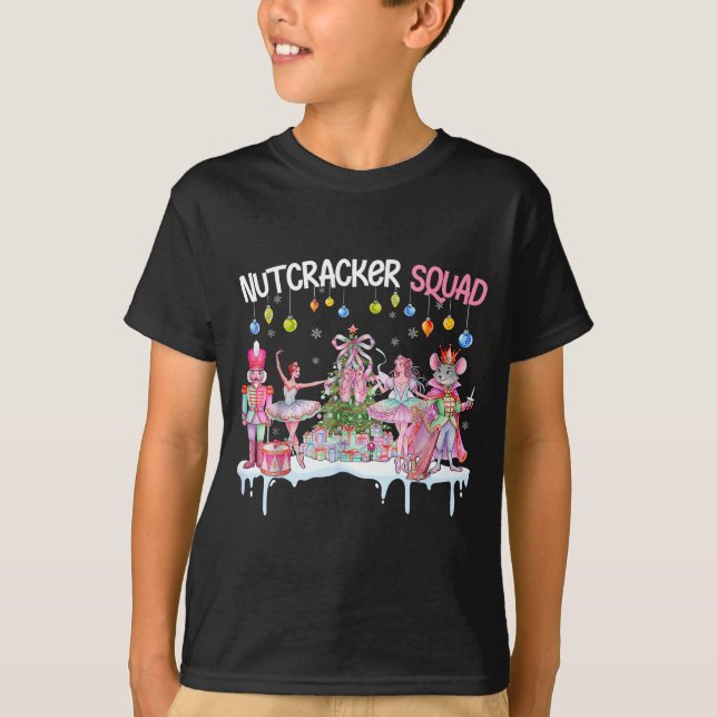 Camiseta Nutcracker Squad Christmas Nk Ballet Sugar Plum Fa (Frente)
