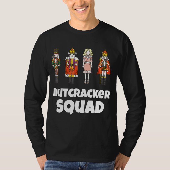 Camiseta Nutcracker Squad Family Correspondendo a Pajamas X (Frente)
