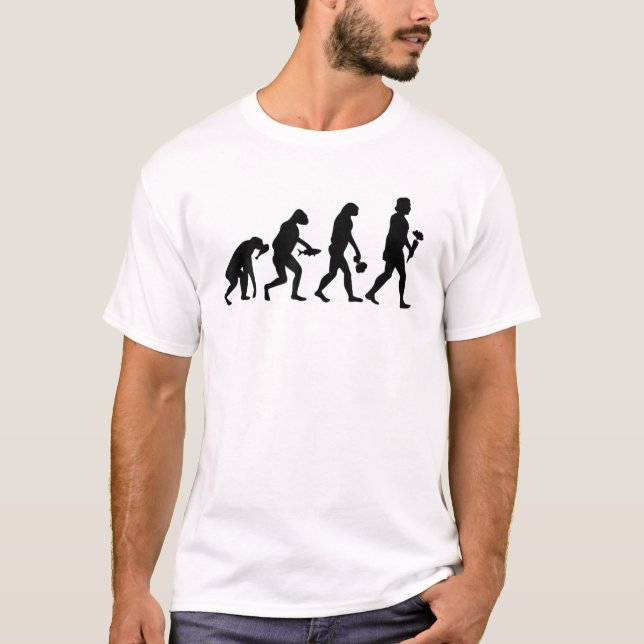 Camiseta Nutrição À Base De Suínos De Vegan Evolution Gift (Frente)