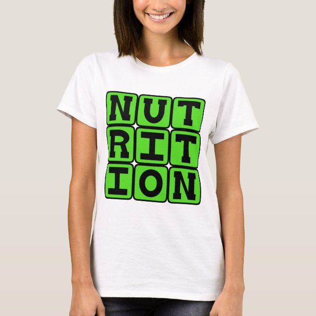 Camiseta Nutrição, A Ciência da Comidas (Frente)
