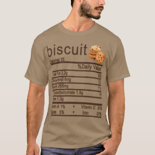 Camiseta Nutrição de biscoitos Fala Engraçado Ação de Graça