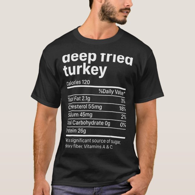 Camiseta Nutrição de Graças da Turquia Nu (Frente)