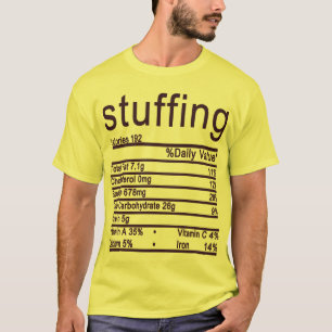 Camiseta Nutrição de recheio Fala Engraçado Ação de Gr