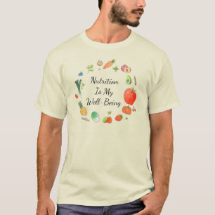 Camiseta Nutrição É Meu Bem-Estar