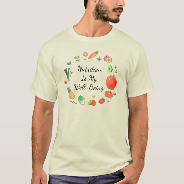 Camiseta Nutrição É Meu Bem-Estar (Frente)
