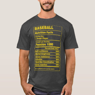 Camiseta Nutrição Fala Baseball