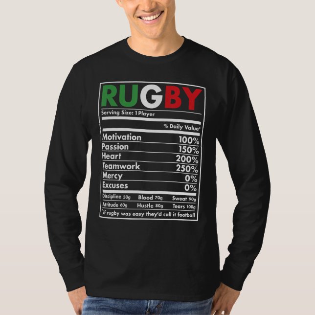 Camiseta Nutrição Itália Rugby (Frente)