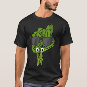 Camiseta Nutrição legal do Design de Espinafre Vestindo ócu