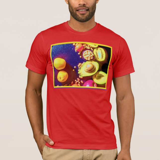 Camiseta "Nutrição Saudável" Foto Grata. Compre agora (Frente)