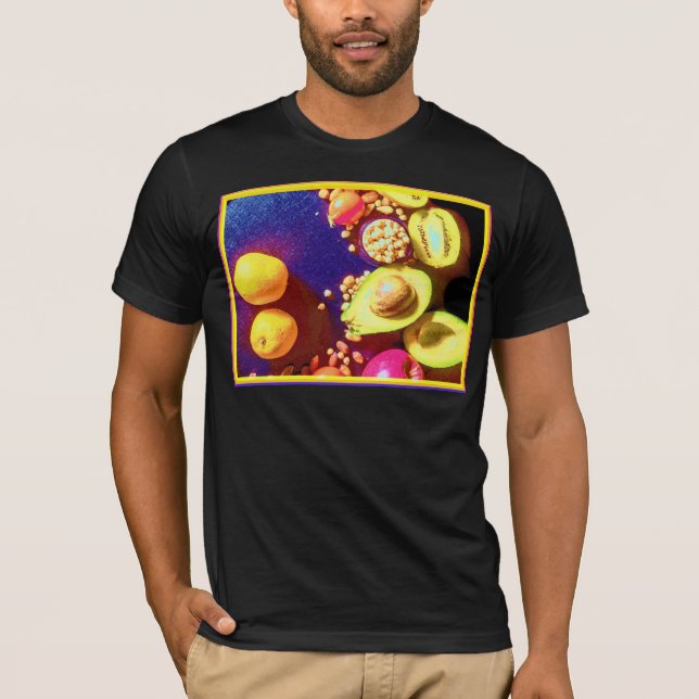 Camiseta "Nutrição Saudável" Foto Grata. Compre agora (Frente)