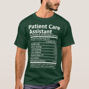 Camiseta Nutricional e inegável do Assistente de Tratamento
