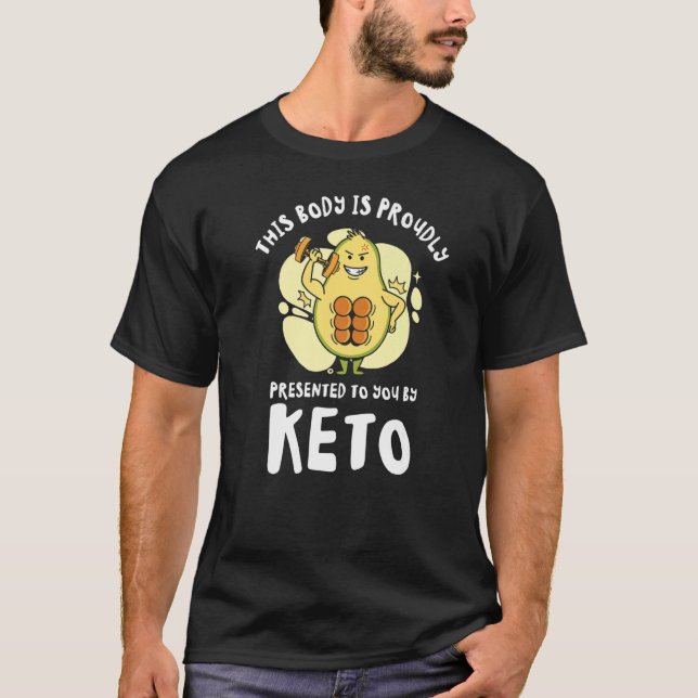 Camiseta Nutricionista Avocado Ketogênico D (Frente)