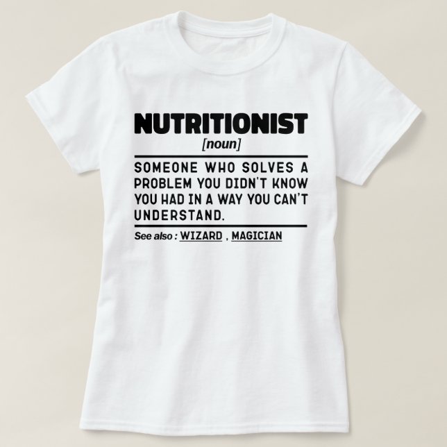 Camiseta Nutricionista Conselheiro de Saúde do Novo Nutriçã (Frente do Design)