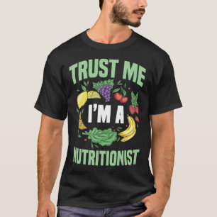 Camiseta Nutricionista Dietista Treinadores de Saúde RDN Mé