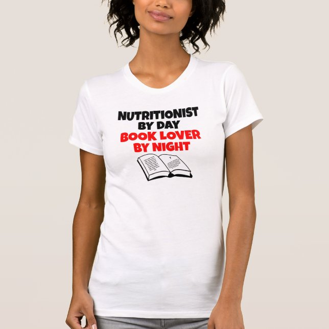 Camiseta Nutricionista Livro Lover (Frente)