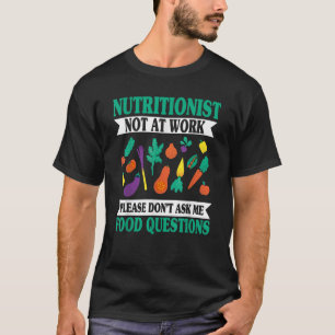 Camiseta Nutricionista Médico Dietista Nutricionista Saúde