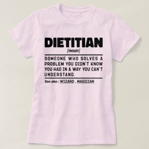 Camiseta Nutricionista Substantivo Definição Nutrição Coach