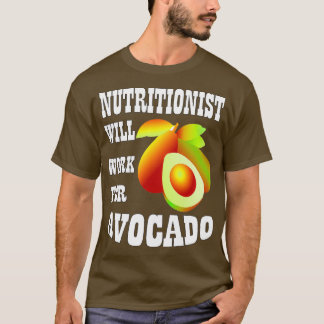 Camiseta Nutricionista Trabalhará para o Avocado 2