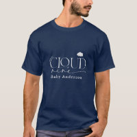 Nuvem azul marinho nove chuveiro moderno elegante