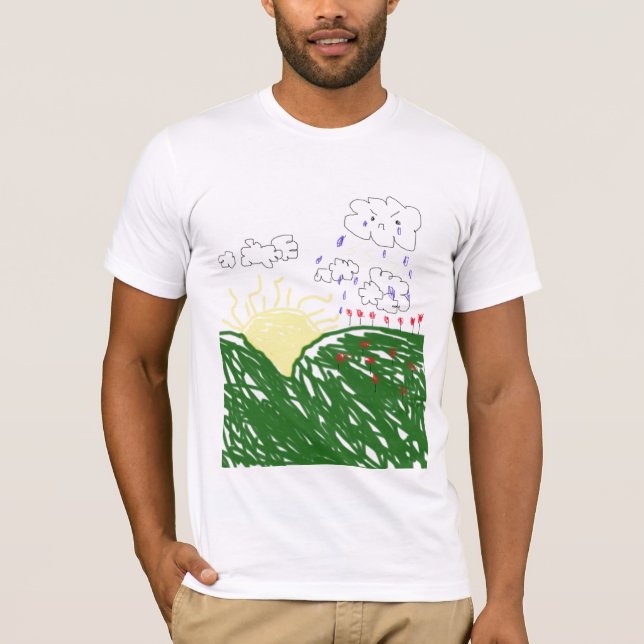 Camiseta nuvem de chuva (Frente)