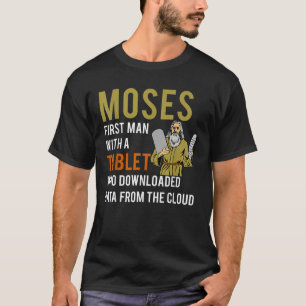 Camiseta Nuvem de Dados da Tábua de Moisés do Pessach Judai