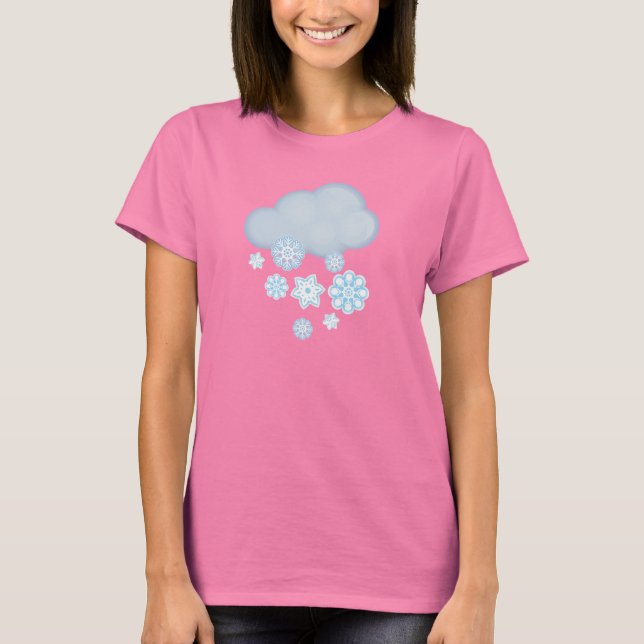 Camiseta nuvem de neve (Frente)