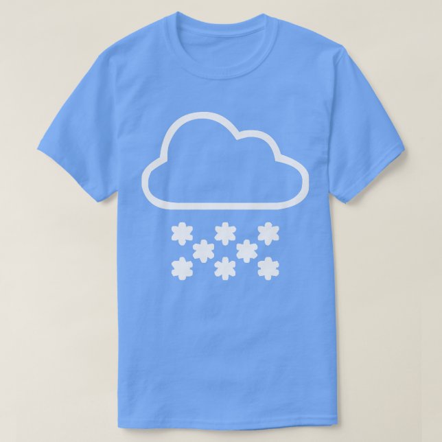 Camiseta Nuvem de Neve (Frente do Design)