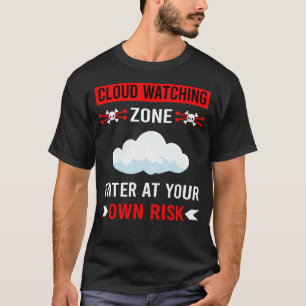 Camiseta Nuvem de Observação da Zona de Risco