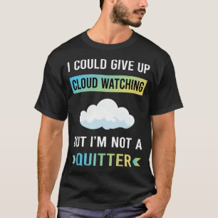Camiseta Nuvem de Observação Sem Desistência