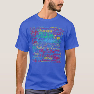 Camiseta Nuvem de palavras exclusiva do Dia dos Pais Mostre