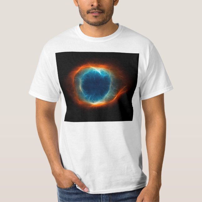 Camiseta Nuvem do espaço da estrela da nebulosa da hélice (Frente)