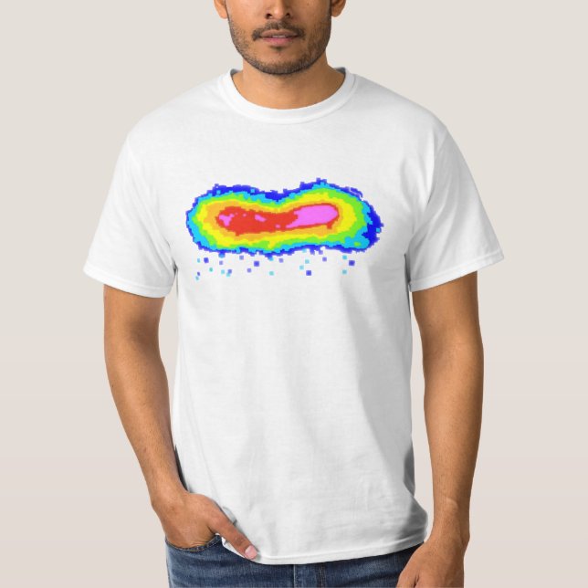 Camiseta Nuvem do radar meteorológico - t-shirt (Frente)