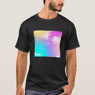 Camiseta Nuvens Arco-Íris