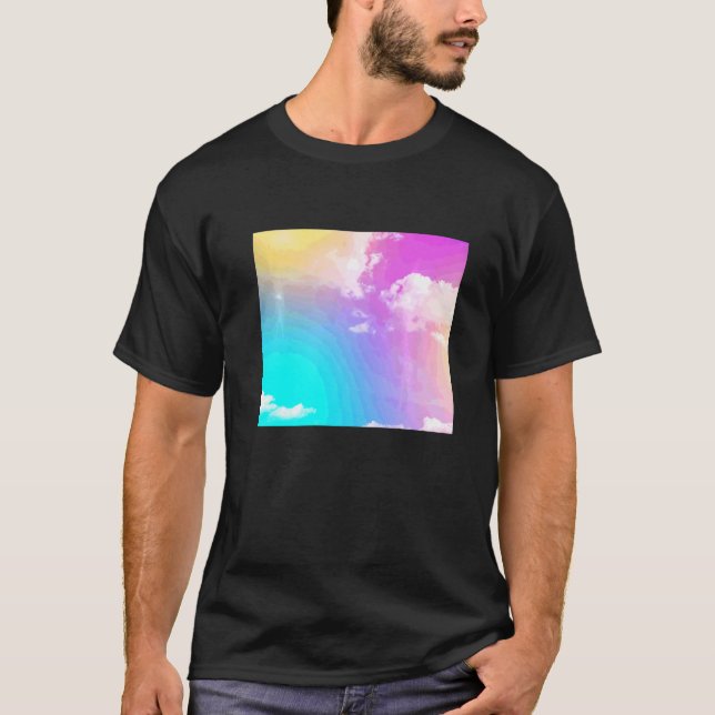 Camiseta Nuvens Arco-Íris (Frente)